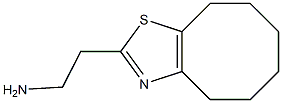 2-(4,5,6,7,8,9-hexahydrocycloocta[d][1,3]thiazol-2-yl)ethanamine Struktur