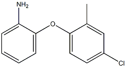 2-(4-chloro-2-methylphenoxy)aniline Struktur