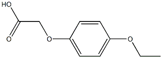 2-(4-ethoxyphenoxy)acetic acid Struktur