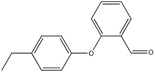 2-(4-ethylphenoxy)benzaldehyde Struktur