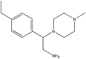 2-(4-ethylphenyl)-2-(4-methylpiperazin-1-yl)ethanamine Struktur