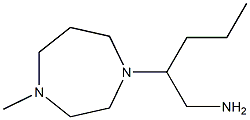 2-(4-methyl-1,4-diazepan-1-yl)pentan-1-amine Struktur