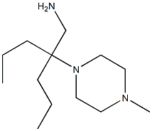 2-(4-methylpiperazin-1-yl)-2-propylpentan-1-amine Struktur