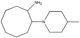 2-(4-methylpiperidin-1-yl)cyclooctanamine Struktur