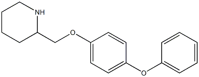 2-(4-phenoxyphenoxymethyl)piperidine Struktur