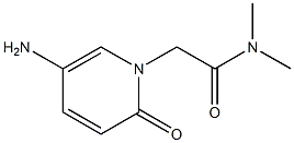 2-(5-amino-2-oxo-1,2-dihydropyridin-1-yl)-N,N-dimethylacetamide Struktur