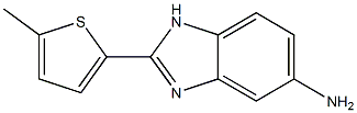 2-(5-methylthiophen-2-yl)-1H-1,3-benzodiazol-5-amine Struktur