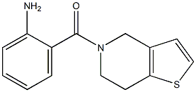 2-(6,7-dihydrothieno[3,2-c]pyridin-5(4H)-ylcarbonyl)aniline Struktur