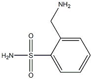 2-(aminomethyl)benzenesulfonamide Struktur