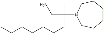 2-(azepan-1-yl)-2-methylnonan-1-amine Struktur