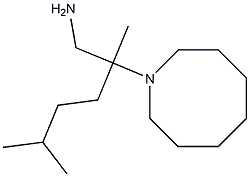 2-(azocan-1-yl)-2,5-dimethylhexan-1-amine Struktur