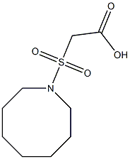 2-(azocane-1-sulfonyl)acetic acid Struktur