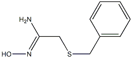 2-(benzylsulfanyl)-N'-hydroxyethanimidamide Struktur