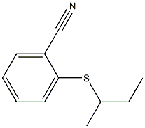 2-(butan-2-ylsulfanyl)benzonitrile Struktur