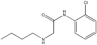 2-(butylamino)-N-(2-chlorophenyl)acetamide Struktur