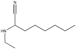 2-(ethylamino)octanenitrile Struktur