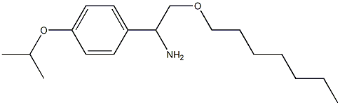 2-(heptyloxy)-1-[4-(propan-2-yloxy)phenyl]ethan-1-amine Struktur