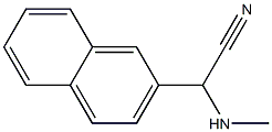 2-(methylamino)-2-(naphthalen-2-yl)acetonitrile Struktur