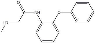 2-(methylamino)-N-(2-phenoxyphenyl)acetamide Struktur