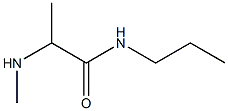 2-(methylamino)-N-propylpropanamide Struktur