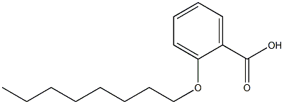 2-(octyloxy)benzoic acid Struktur