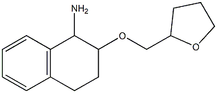 2-(oxolan-2-ylmethoxy)-1,2,3,4-tetrahydronaphthalen-1-amine Struktur