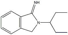 2-(pentan-3-yl)-2,3-dihydro-1H-isoindol-1-imine Struktur