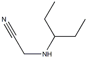 2-(pentan-3-ylamino)acetonitrile Struktur