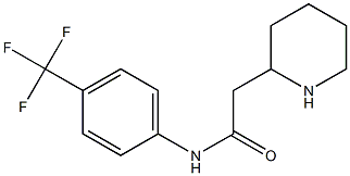 2-(piperidin-2-yl)-N-[4-(trifluoromethyl)phenyl]acetamide Struktur