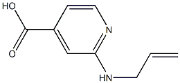 2-(prop-2-en-1-ylamino)pyridine-4-carboxylic acid Struktur