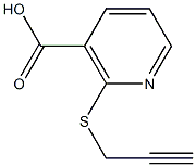 2-(prop-2-ynylthio)nicotinic acid Struktur