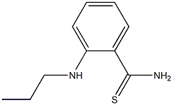 2-(propylamino)benzene-1-carbothioamide Struktur