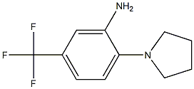 2-(pyrrolidin-1-yl)-5-(trifluoromethyl)aniline Struktur