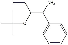 2-(tert-butoxy)-1-phenylbutan-1-amine Struktur