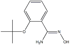 2-(tert-butoxy)-N'-hydroxybenzene-1-carboximidamide Struktur