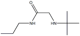 2-(tert-butylamino)-N-propylacetamide Struktur