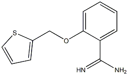 2-(thien-2-ylmethoxy)benzenecarboximidamide Struktur