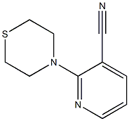 2-(thiomorpholin-4-yl)pyridine-3-carbonitrile Struktur