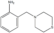 2-(thiomorpholin-4-ylmethyl)aniline Struktur