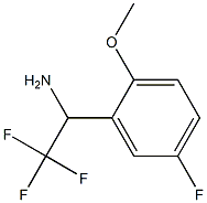 2,2,2-trifluoro-1-(5-fluoro-2-methoxyphenyl)ethan-1-amine Struktur