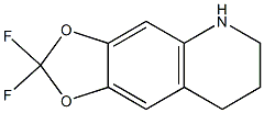 2,2-difluoro-2H,5H,6H,7H,8H-[1,3]dioxolo[4,5-g]quinoline Struktur