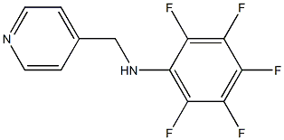 2,3,4,5,6-pentafluoro-N-(pyridin-4-ylmethyl)aniline Struktur