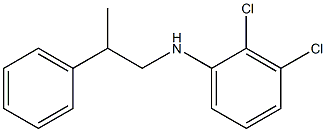 2,3-dichloro-N-(2-phenylpropyl)aniline Struktur