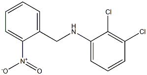 2,3-dichloro-N-[(2-nitrophenyl)methyl]aniline Struktur