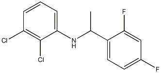 2,3-dichloro-N-[1-(2,4-difluorophenyl)ethyl]aniline Struktur