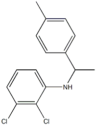 2,3-dichloro-N-[1-(4-methylphenyl)ethyl]aniline Struktur