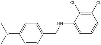 2,3-dichloro-N-{[4-(dimethylamino)phenyl]methyl}aniline Struktur