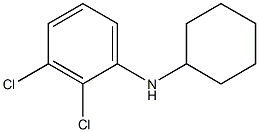 2,3-dichloro-N-cyclohexylaniline Struktur