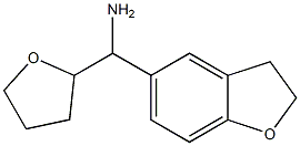 2,3-dihydro-1-benzofuran-5-yl(oxolan-2-yl)methanamine Struktur