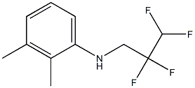 2,3-dimethyl-N-(2,2,3,3-tetrafluoropropyl)aniline Struktur